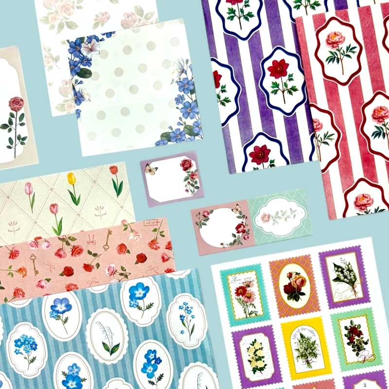 Authentic Seria Vintage Flower Collection