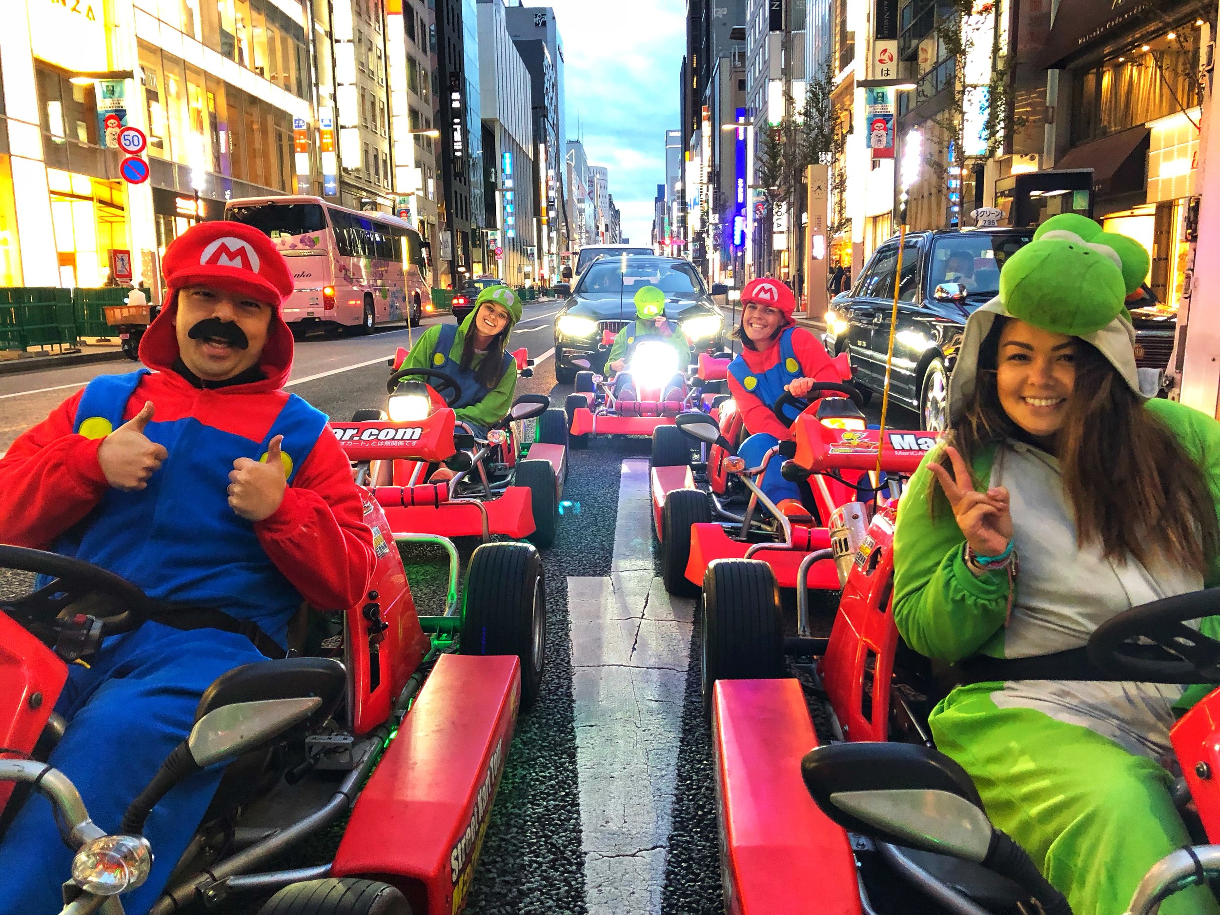 Go-karts in Harajuku