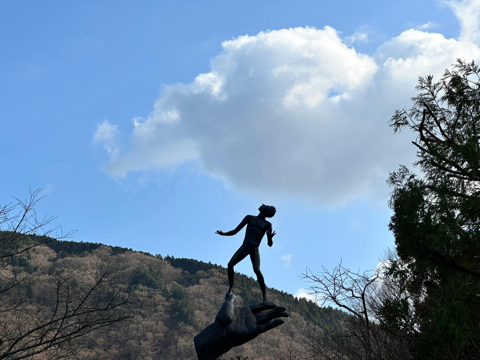 Giant Hand Sculpture Hakone