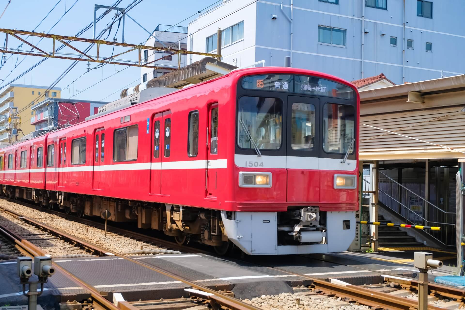 Keikyu Line train at Haneda Airport