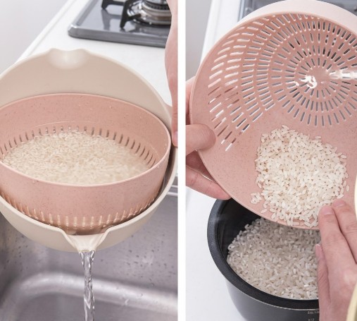 3COINS Rice Washing Bowl Set