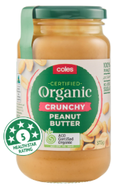 Coles Organic Crunchy