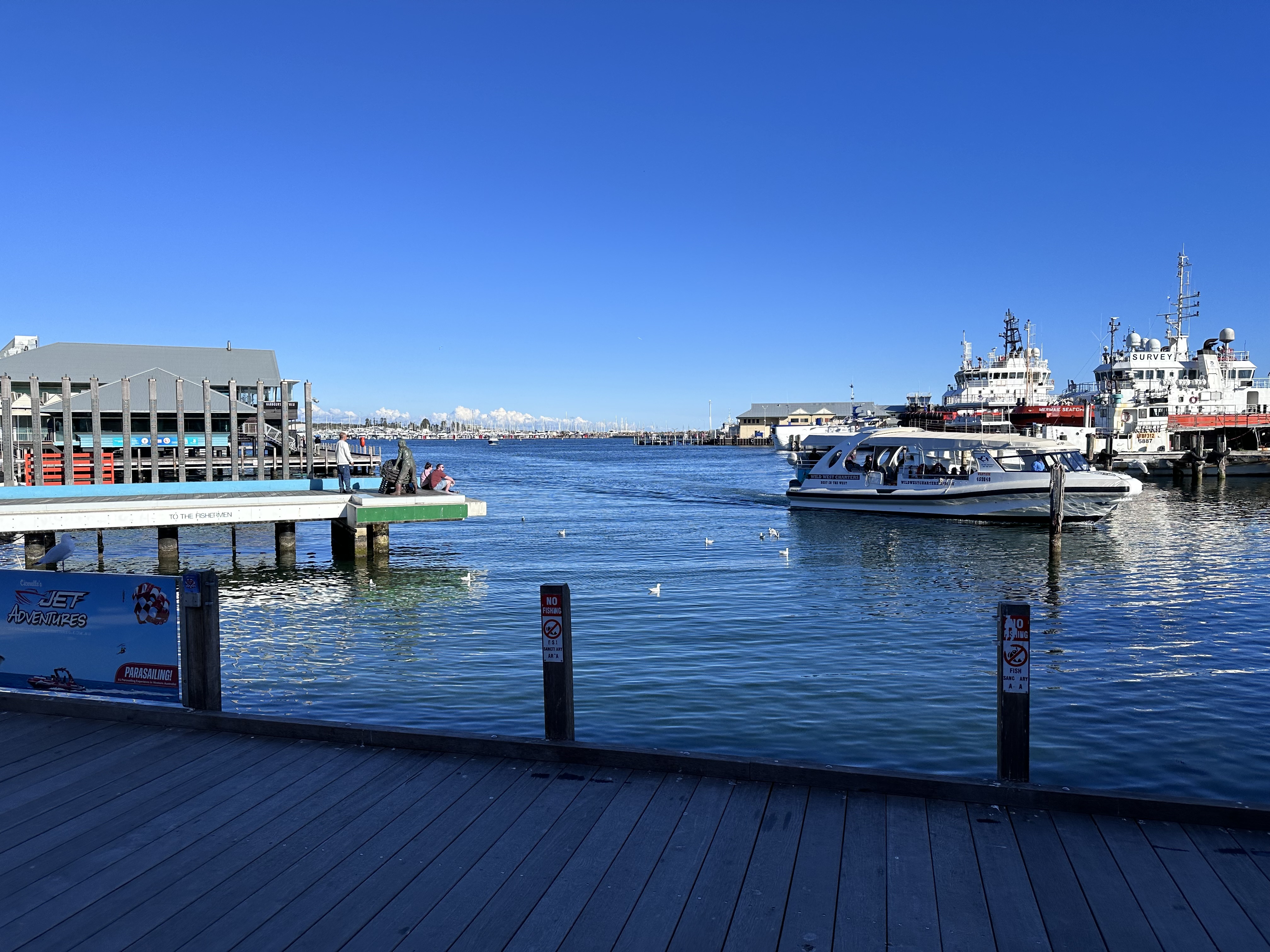 Fremantle Harbour Boat View