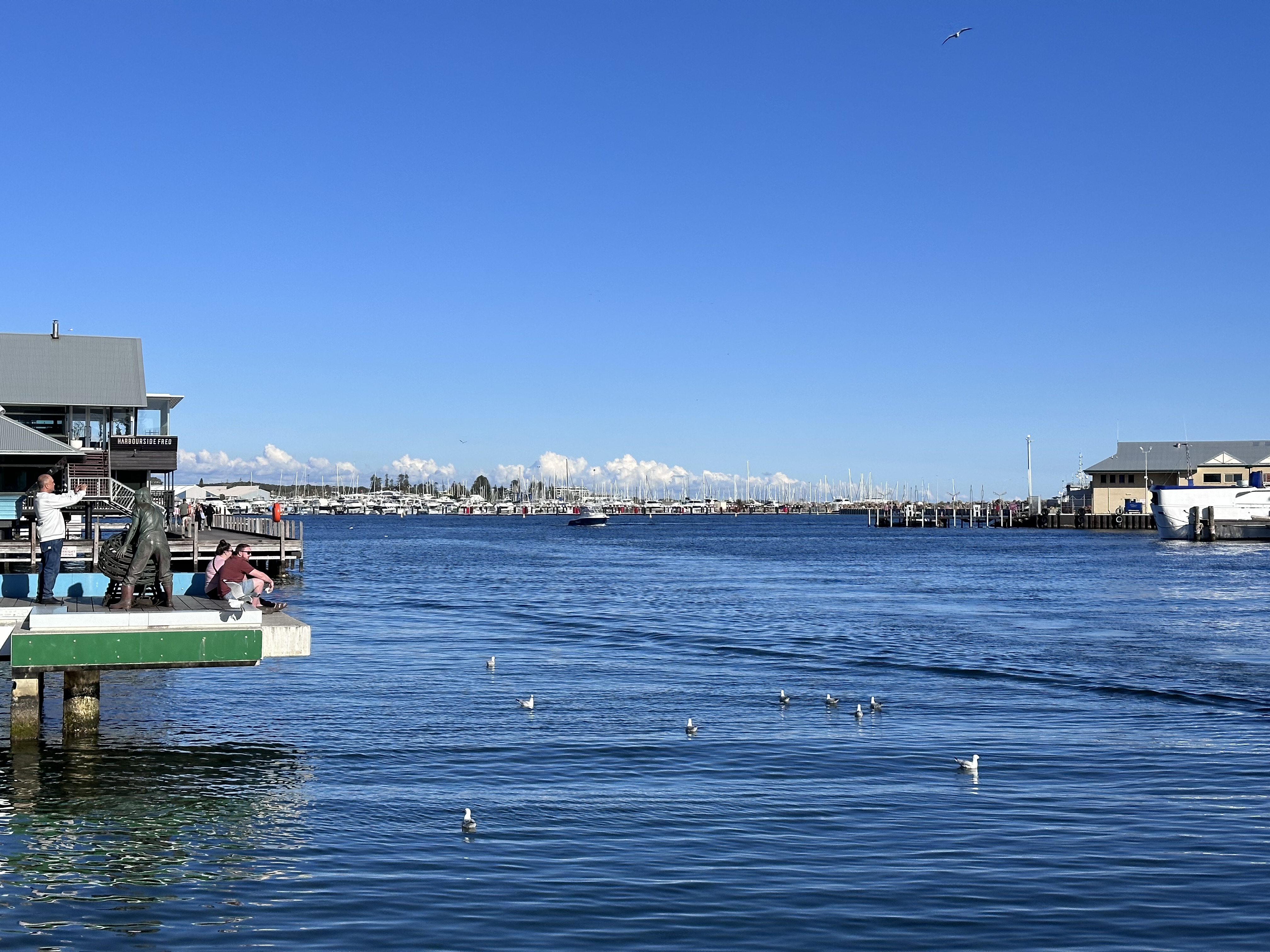 Fremantle Harbour Waterfront View