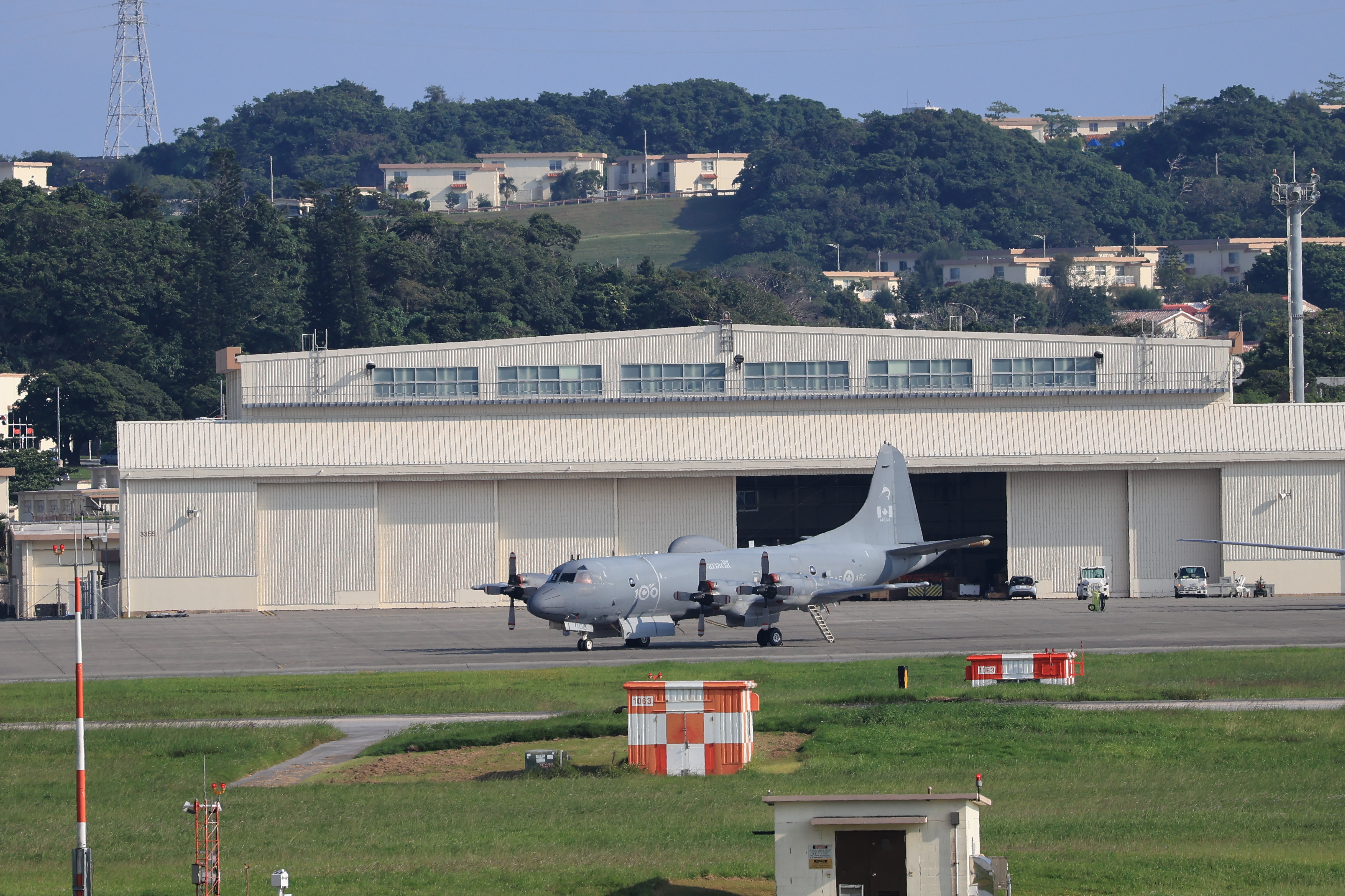 Military aircraft at Kadena