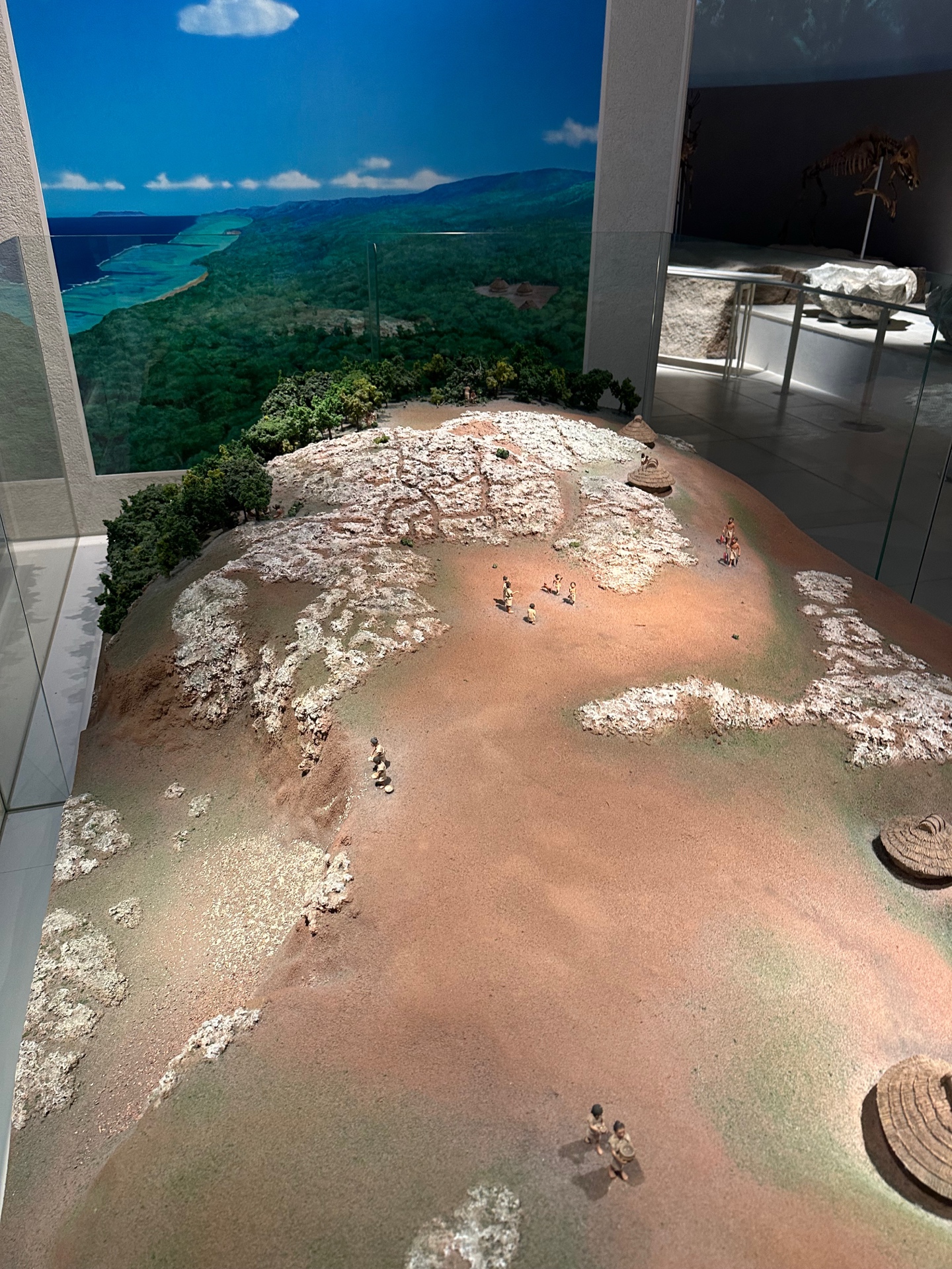 Diorama exhibit of Ryukyu islands