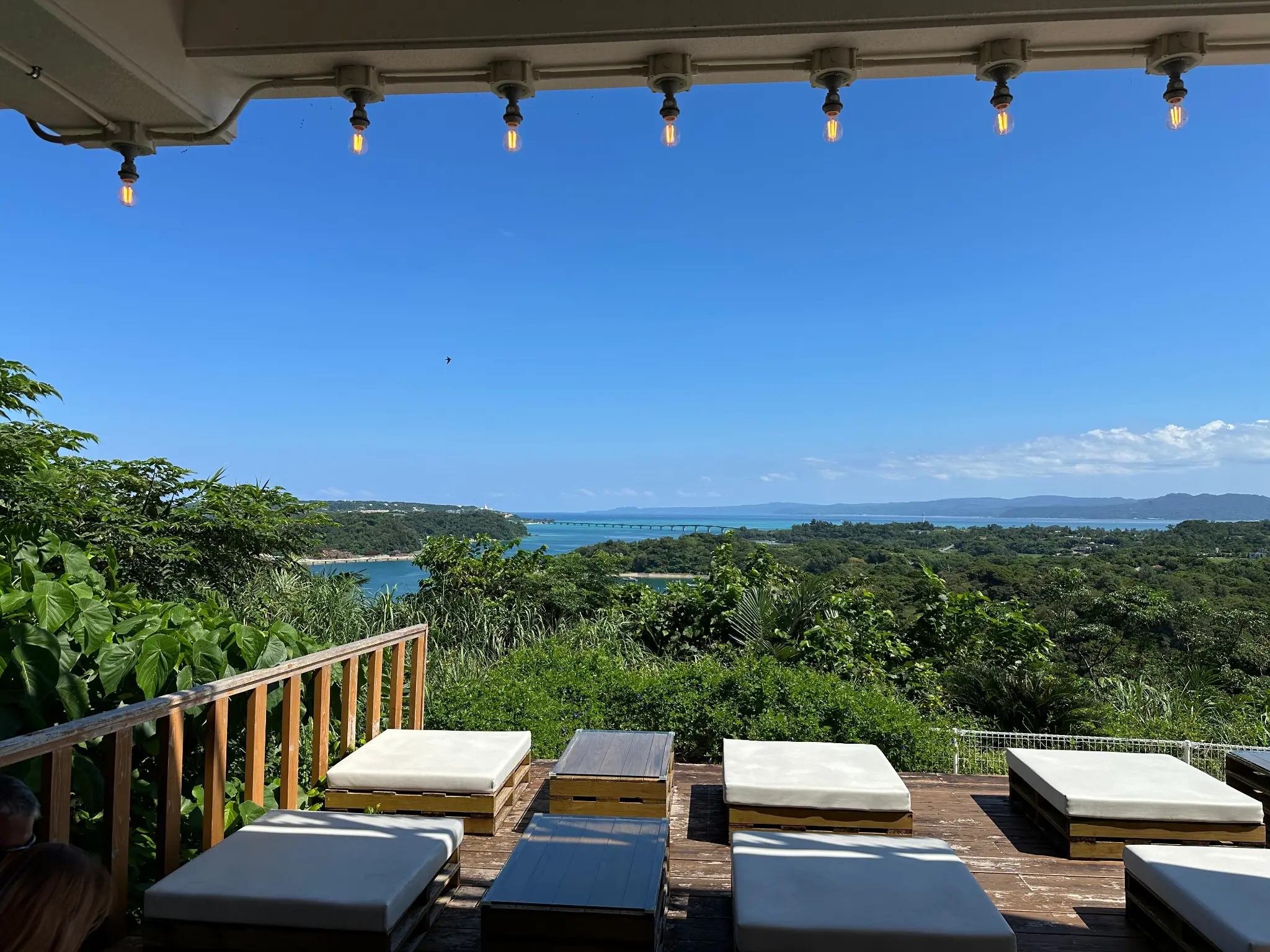 Comfortable seating on the AMESOKO Terrace
