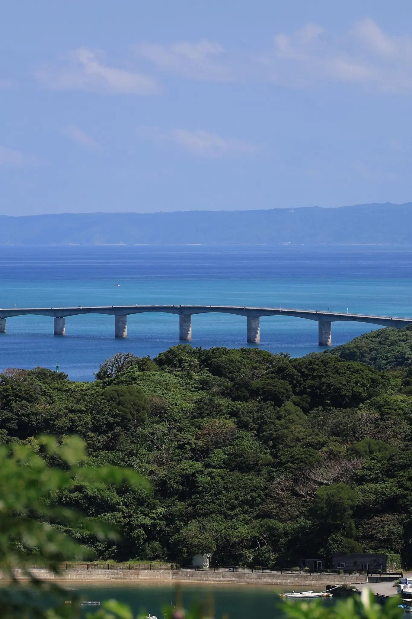 View of Warumi Bridge from the terrace