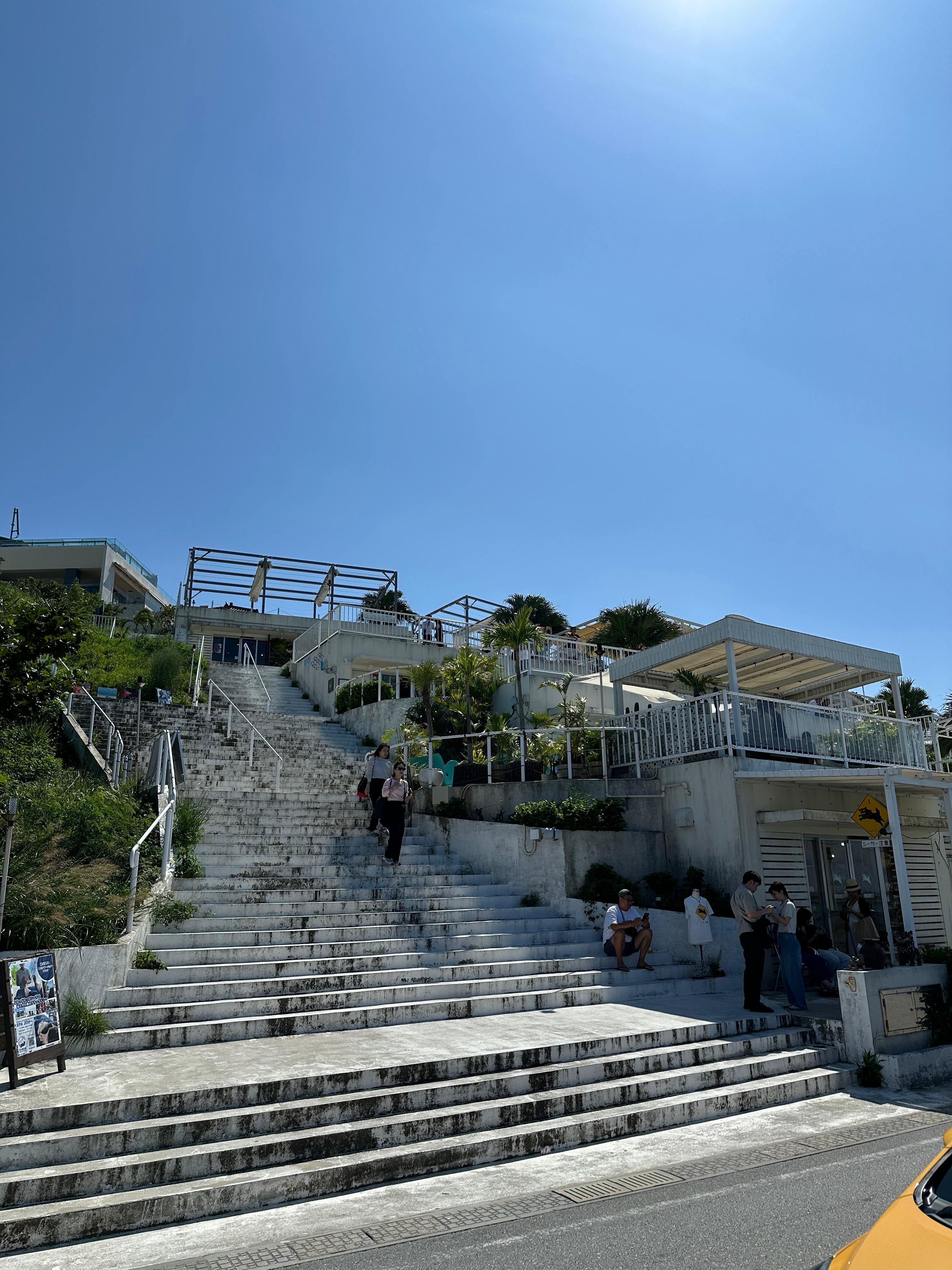 Sunlit view of Umikaji Terrace