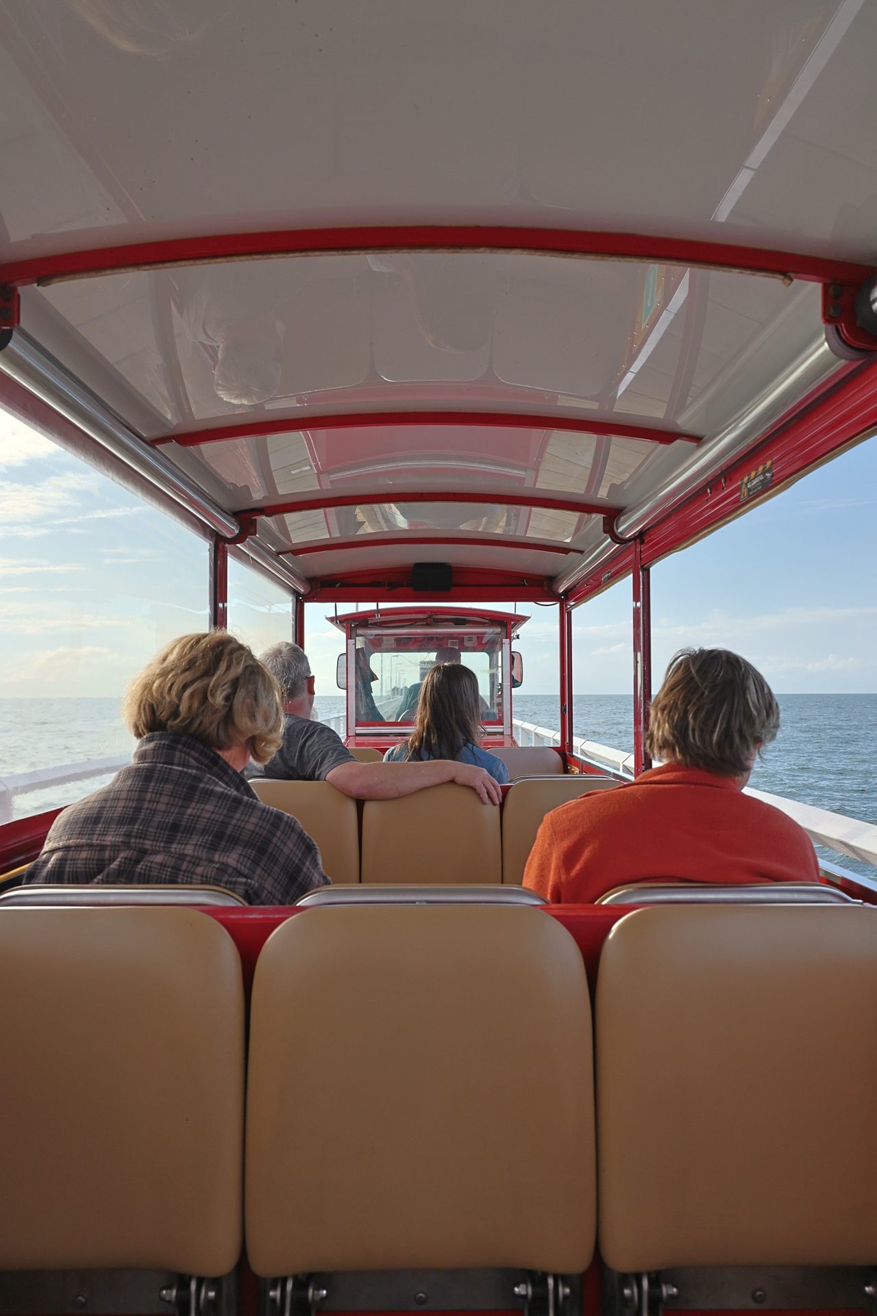 On the Busselton Jetty Train