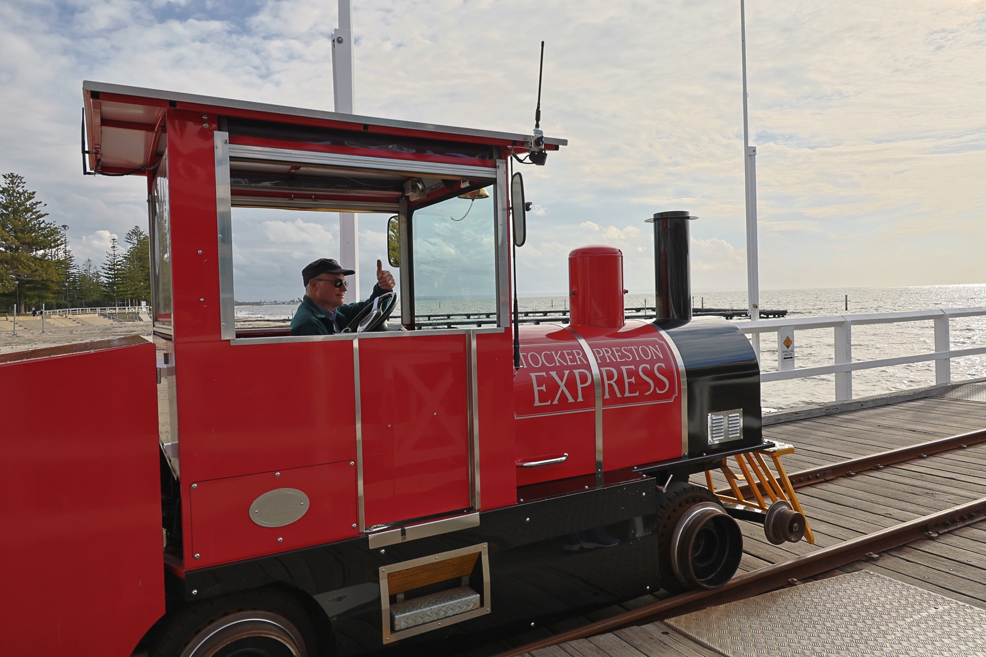 Busselton Jetty Train Close-up