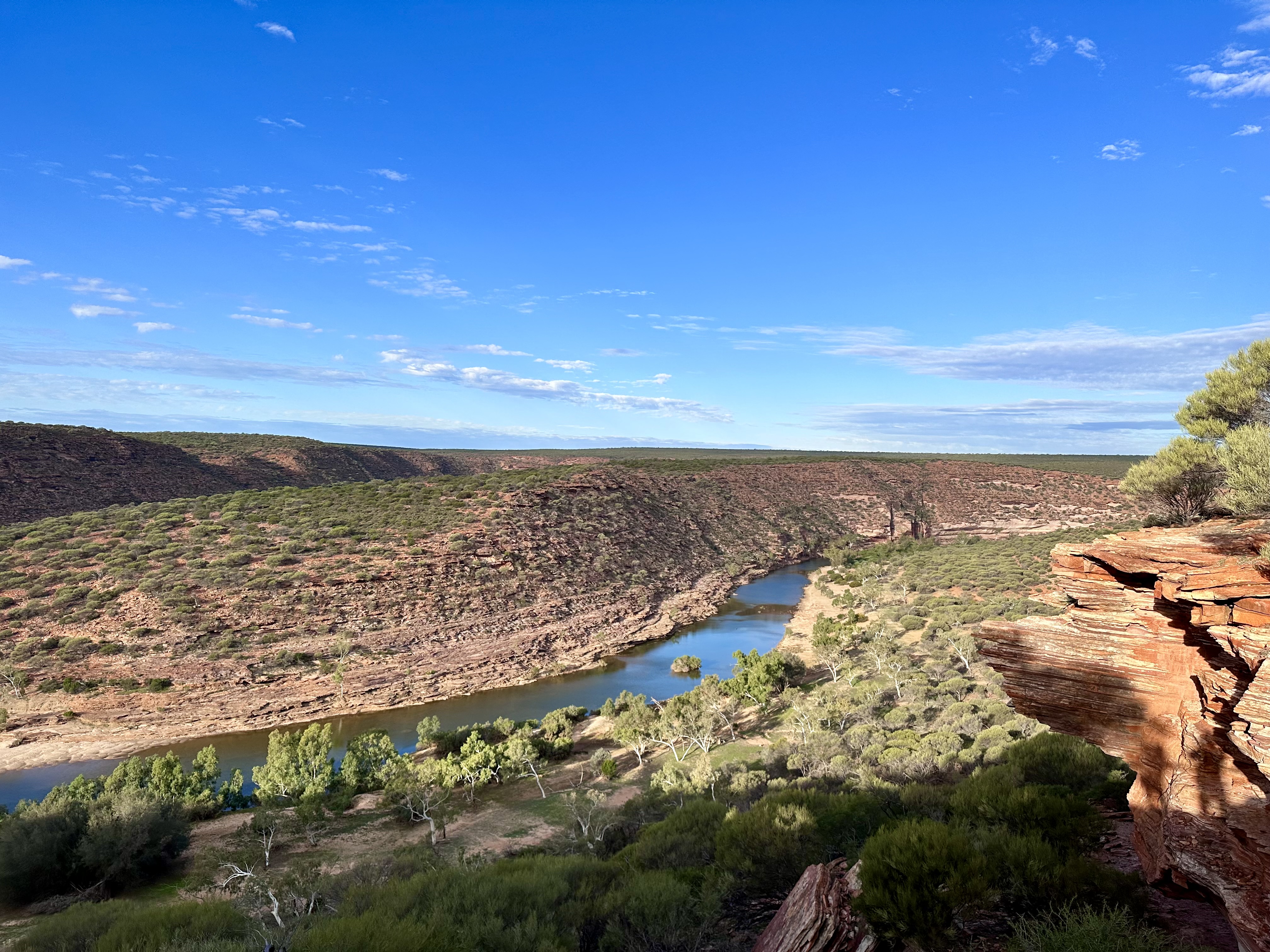 Panoramic view of the Murchison River Gorge