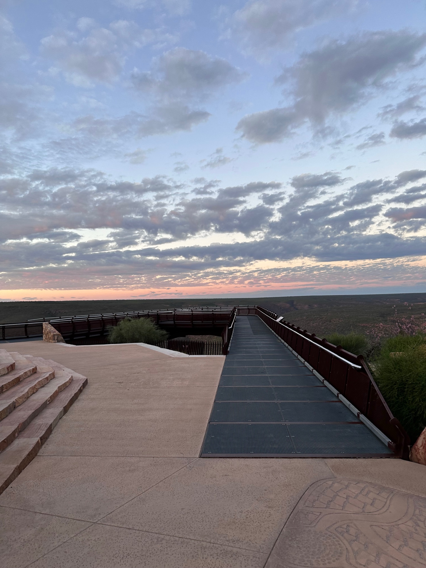 Kalbarri Skywalk cantilevered platform