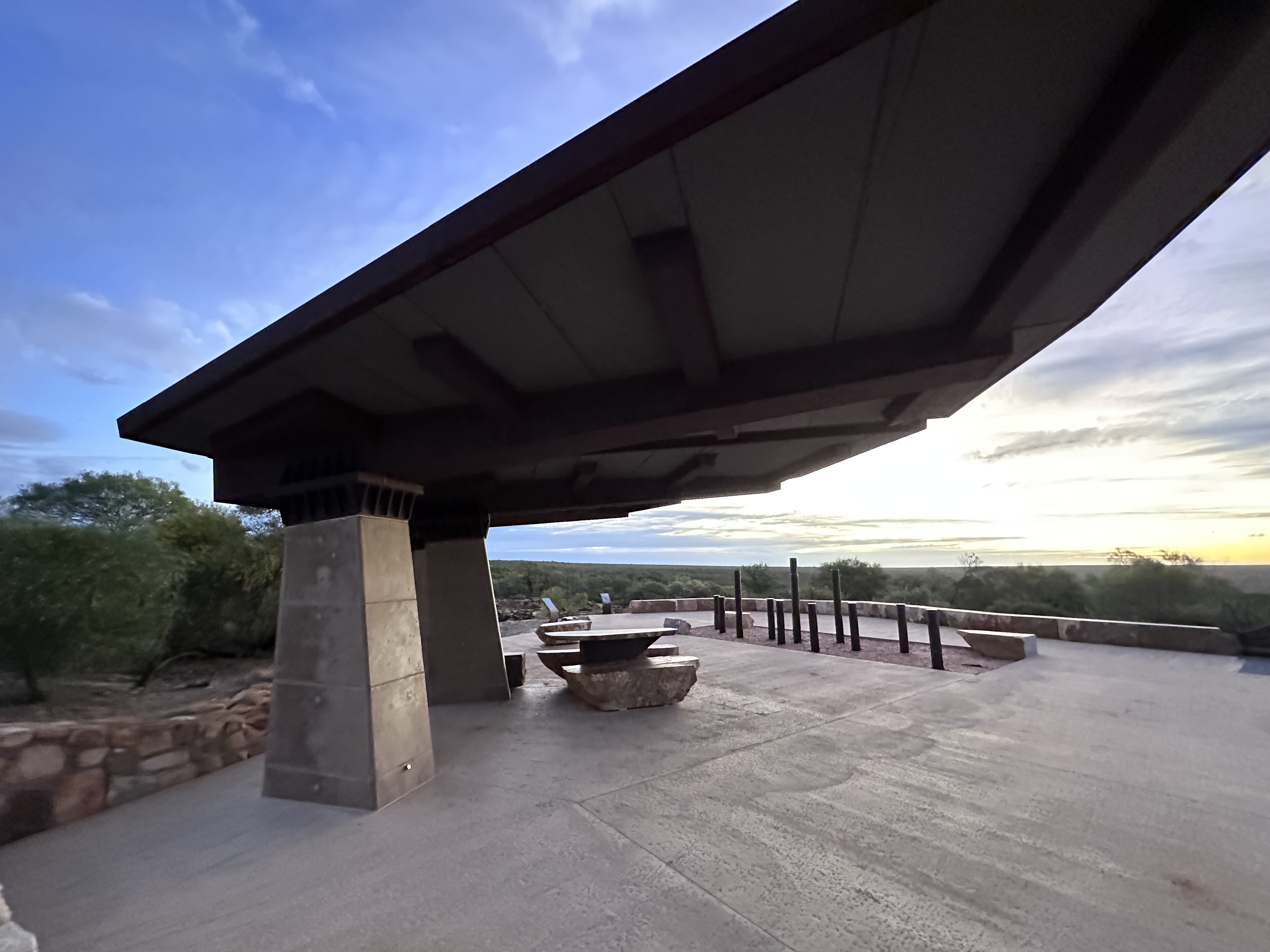 Kalbarri Skywalk shelter architecture