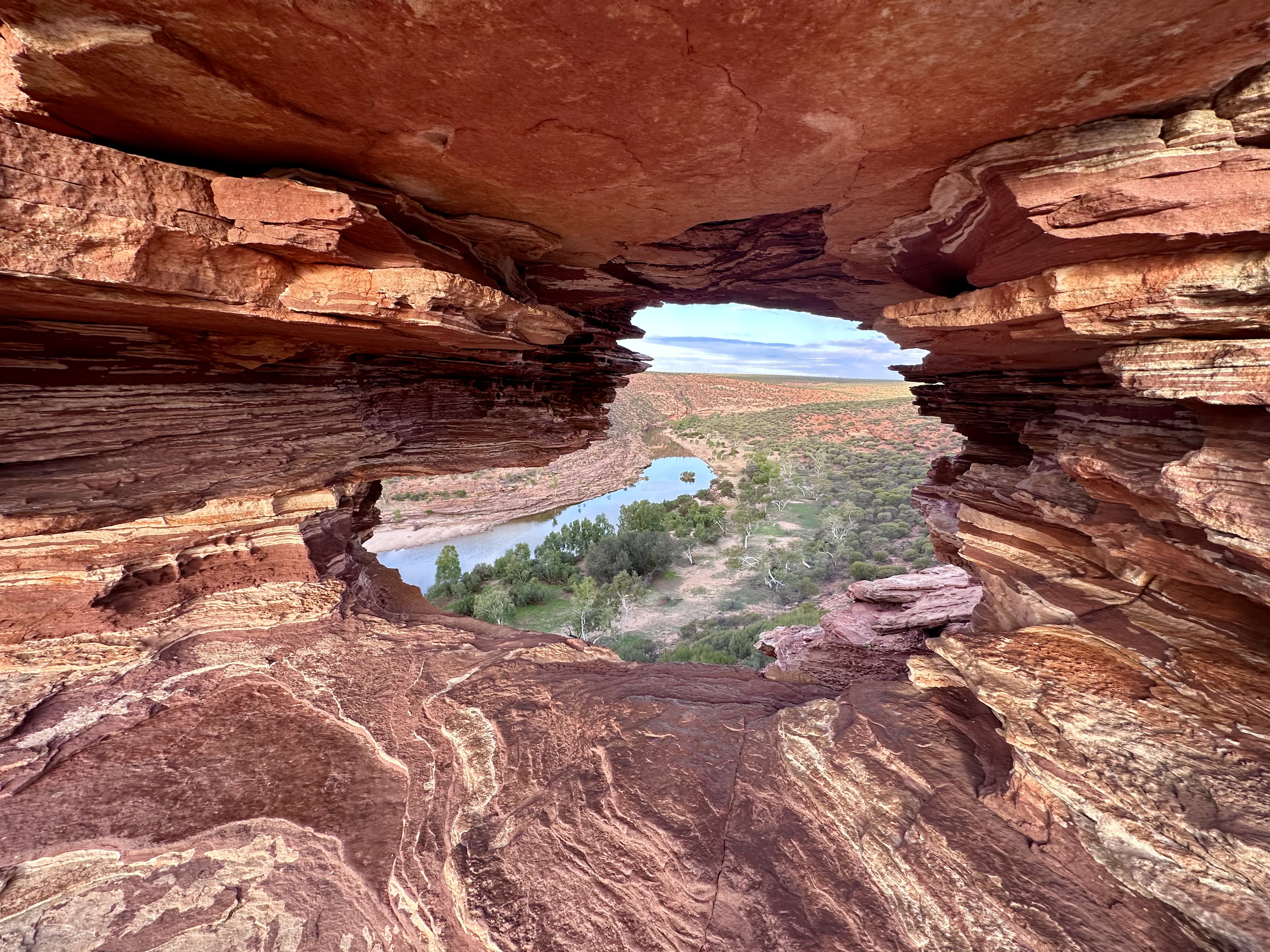 View of the gorge through Nature's Window