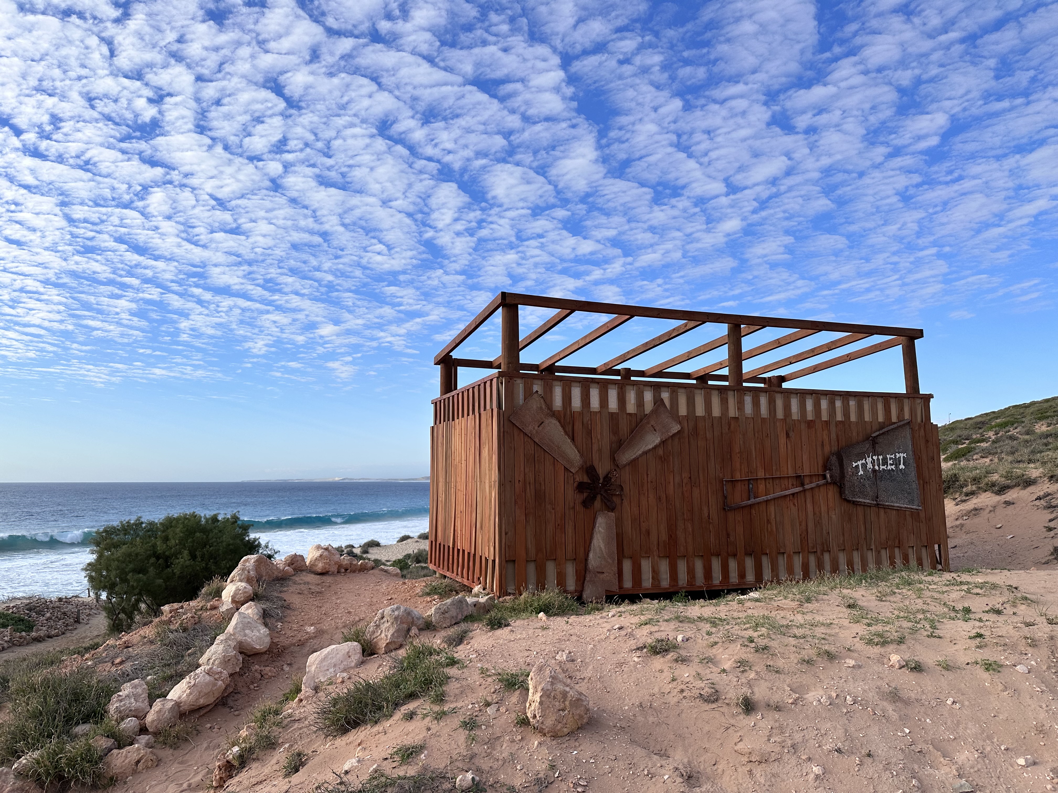 Outdoor Toilet with Ocean View