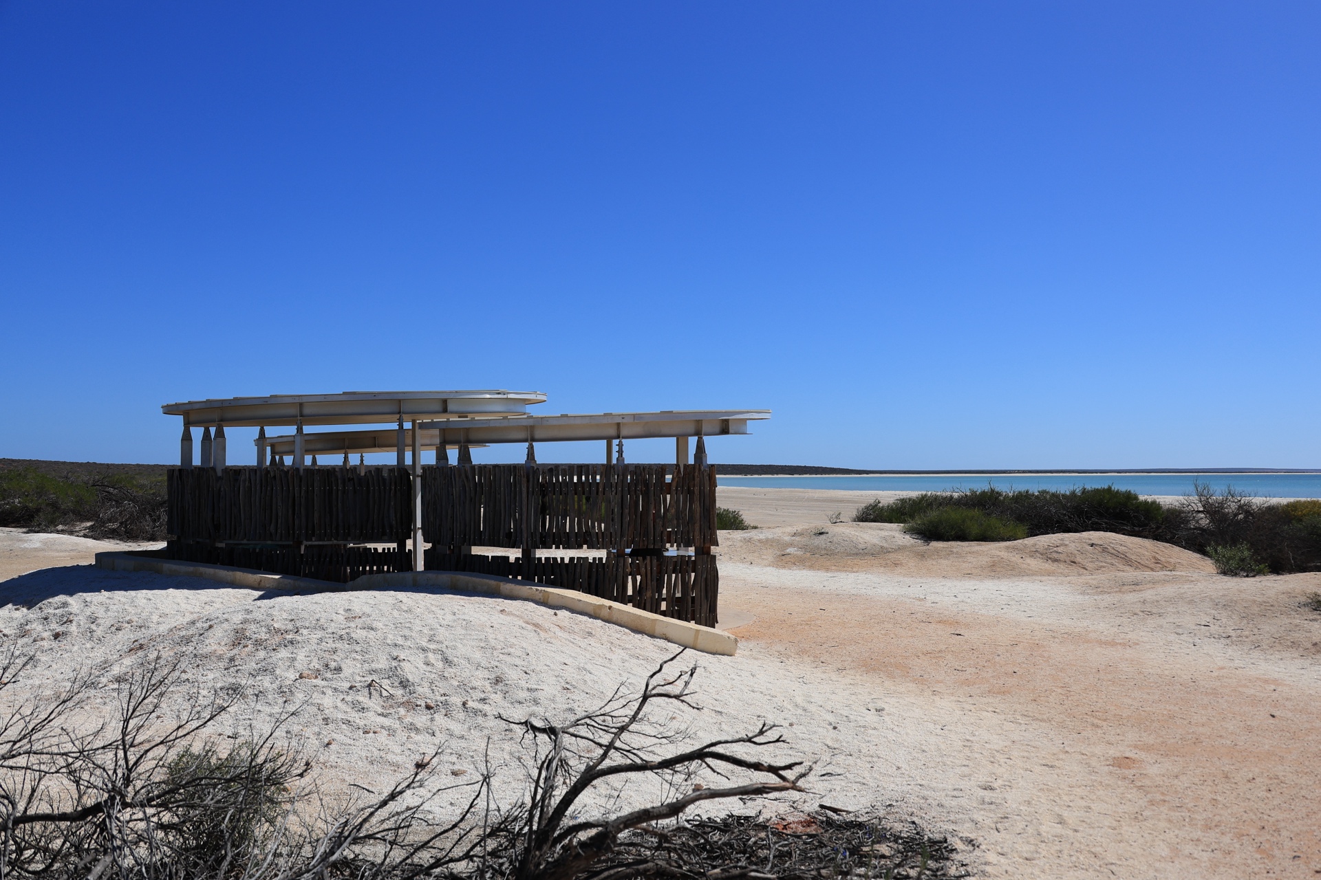 Shell Beach Wooden Shelter