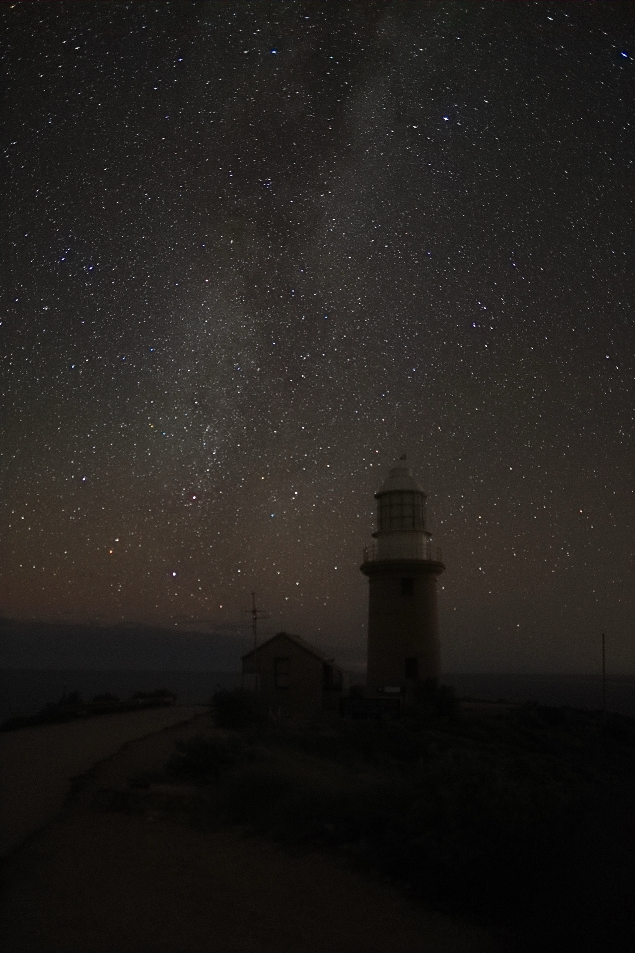 Vlamingh Head Lighthouse Milky Way Vertical
